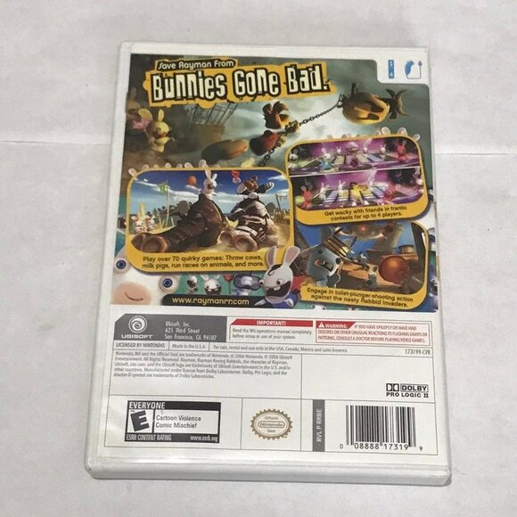 Nintendo Wii Rayman Raving Rabbids - Picture 2 of 3